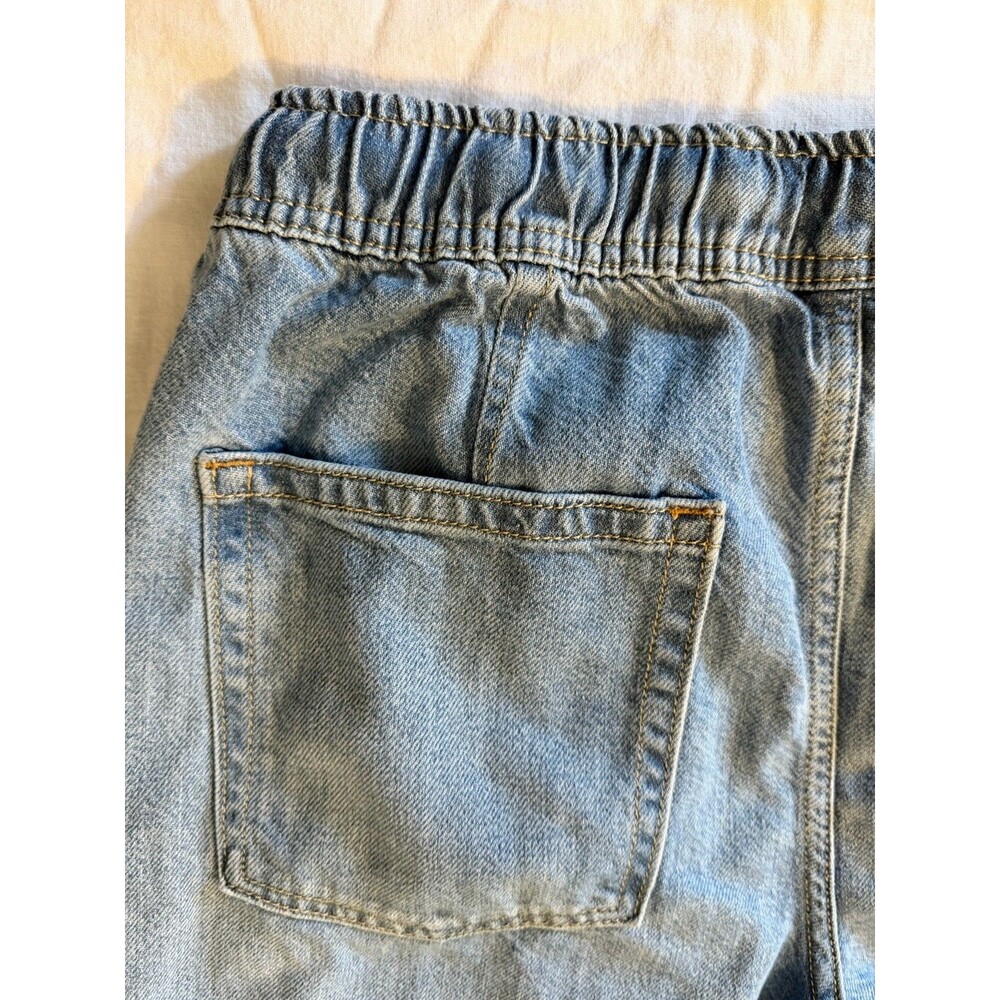 Gap Women Size M Horseshoe Barrel Ultra Soft Easy Pull On Mid Rise Jeans - Picture 9 of 9